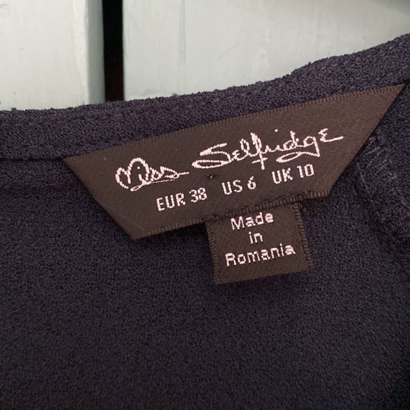 Miss Selfridge Navy Jumpsuit. EU38/US6 - Picture 2 of 10